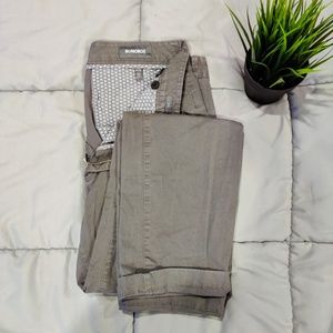 Bonobos Men's 31 x 32 Grey Slim Stretch Chinos